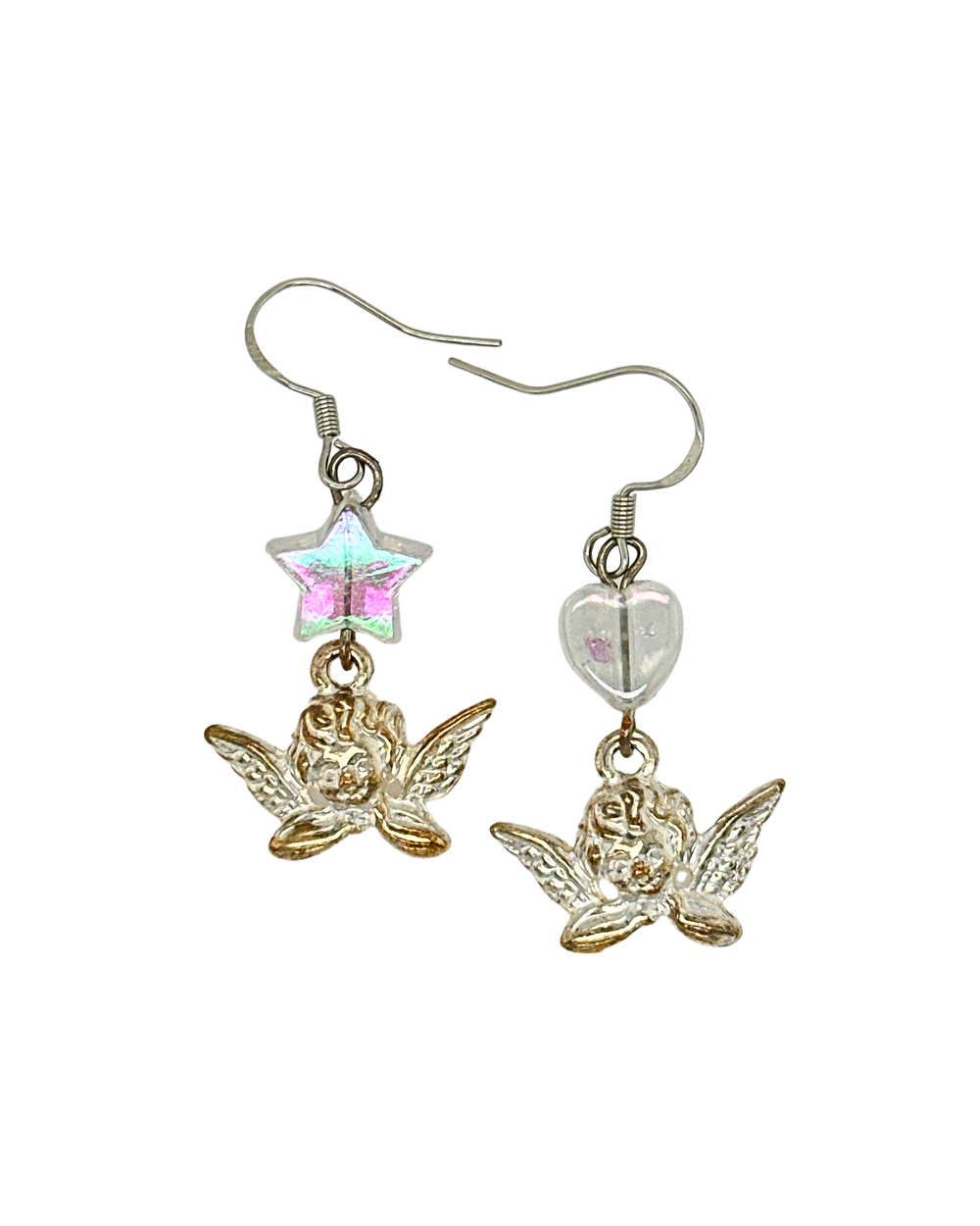 Daydreamer Earrings in Silver & Fizzy Soda
