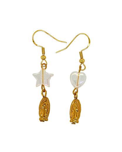 Madonna Earrings in Gold