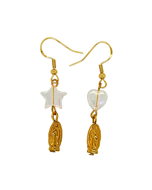 Madonna Earrings in Gold