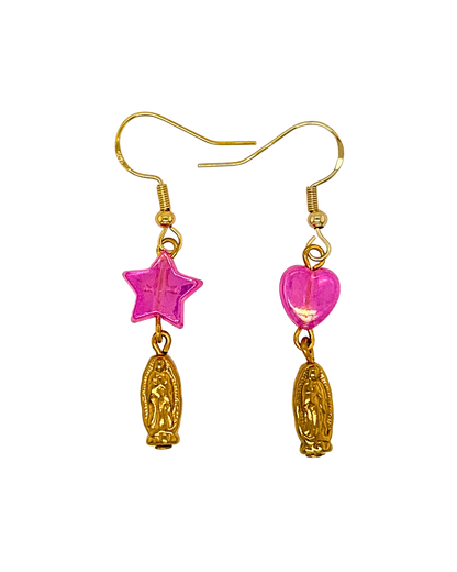 Madonna Earrings in Gold