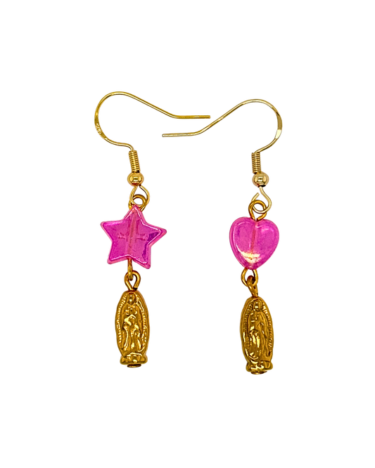 Madonna Earrings in Gold