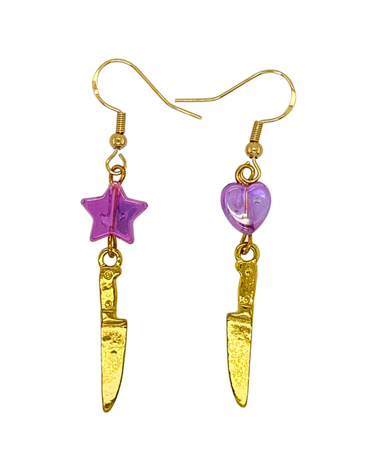 Stabby Earrings in Gold